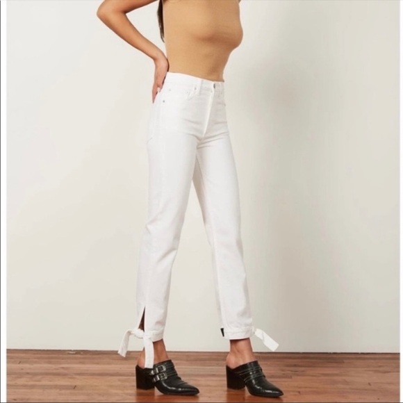 Boyish Denim - Boyish | The Avery Straight Leg High Rise Jeans I’m Vertigo Ivory NEW Size 28